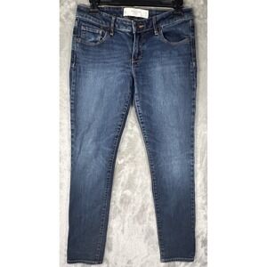 Abercrombie & Fitch Jeans Women 29x28 low rise dark wash preppy